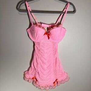 Victoria’s Secret pink lace dress